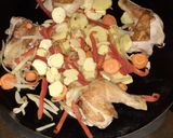 Foto del paso 5 de la receta: Patas de pollo al disco de arado