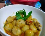 Foto langkah ke 10 dari resep Cilok oseng isi ayam.