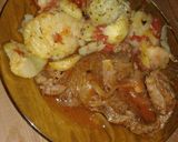 Foto del paso 5 de la receta: Bifes a la criolla con papas a la españolas
