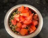 A picture of step 2 of Sprout Moong Salad.