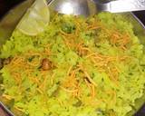 Green poha recipe step 6 photo