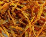 Foto del paso 3 de la receta 111.🥕Aperitivo: piel crujiente de zanahoria con especias.🥕