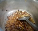 A picture of step 2 of Choliya chawal.