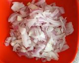 A picture of step 2 of Cabbage Thoran.