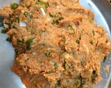 A picture of step 4 of Vegetable Seek Kebab.