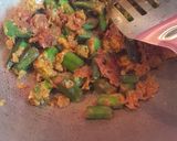 A picture of step 2 of "Bhindi fry"(Ladies finger) #SSP #Cookpad.