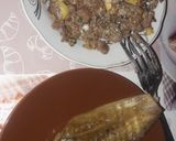 صورة لخطوة 2 من وصفة غراتان بادنجال غولي باللحم المفروم بحيلة جديد يجيك 😎 خفيف روعة 😃