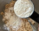Foto langkah ke 2 dari resep Thumbprint Almond Pulp Cookies with Lime Marmalade.