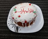 عکس مرحله 1 از دستور کیک با سس برفی یلدایی