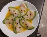 Une image de l'étape 6 de Avocat et St Jacques vinaigrette au fruit de la passion.