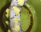 Hình bước làm 1 của món Cá lóc hấp hành