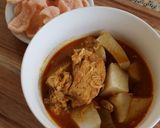 Foto langkah ke 4 dari resep Lontong Kari Ayam.