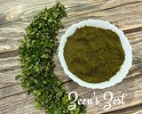A picture of step 5 of Drumstick Leaves Podi/Munagaku Podi.