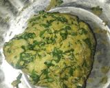 A picture of step 1 of Mayonnaise Palak Dumplings modak.