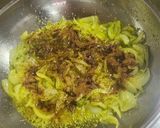 A picture of step 4 of Veg Sizzling Sweet Corn Rice.