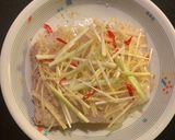 A picture of step 1 of Asian steamed fish.
