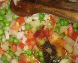 A picture of step 5 of Dalia upma.