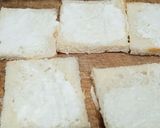 A picture of step 1 of Tikka fried sandwich.