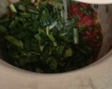 A picture of step 4 of Kasuri carrot peas.