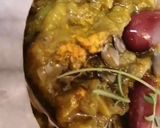 A picture of step 5 of Green Bell Pepper and Kalamata Olive Sauce.
