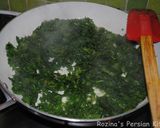 A picture of step 5 of Persian cucumber stew.
