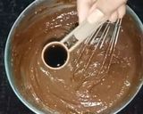 A picture of step 7 of Eggless Chocolate Cake.