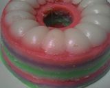 Foto langkah ke 8 dari resep Kue Lapis Pelangi.