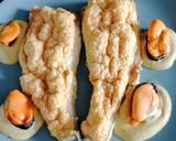 Foto del paso 8 de la receta: Lubina al horno con mejillones