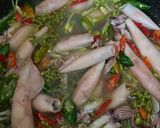 Foto langkah ke 6 dari resep 🦑 Tumis Cumi Asin Bunga Pepaya 🦑.