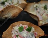 A picture of step 8 of Macaroni Salad سالاد ماکارونی.