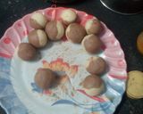 A picture of step 16 of Two In One brown semolina rasgulla.