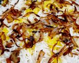 A picture of step 12 of Egg Biryani.