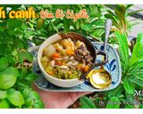 Hình bước làm 6 của món Bánh canh tôm bò tả pí lù - em bé 8m+