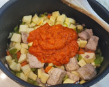 Foto del paso 4 de la receta: Ternera blanca guisada con calabacín