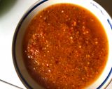 A picture of step 5 of Oha soup.