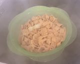 Une image de l'étape 17 de Tagliatelles à la viande séchée, girolles et crème de courgettes.