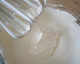 A picture of step 8 of Vickys Easter Creme Egg Cheesecake GF DF EF SF NF Vegan.