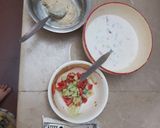 A picture of step 1 of Mash daal dahi baray.