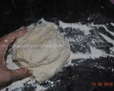 A picture of step 6 of Stuffed Flat Naan Bread (Kelane/Bolani)نان کلانه.