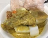 A picture of step 6 of Lontong (Rice Cake).