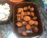A picture of step 3 of Gachas Manchegas.