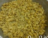 A picture of step 3 of Coriander Pesto Chifferi Rigati.