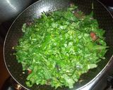 A picture of step 5 of Spinach sauce.