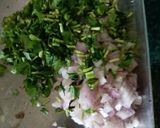 A picture of step 4 of Banana flower Vadai.