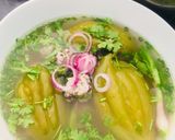 Hình bước làm 4 của món Canh khổ qua hầm