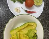 Hình bước làm 1 của món Guacamole - Salad Mexico 🥑🥑