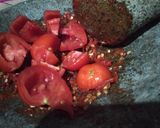 Foto langkah ke 7 dari resep Terong Bakar Sambal Tomat.