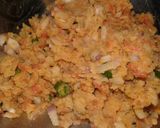 A picture of step 1 of Chinese flavoured Poha cutlet.