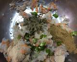 Raw banana carrot paratha recipe step 1 photo