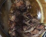 A picture of step 4 of Slow roasted brisket with beans.